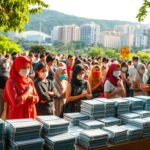 pembagian masker gratis