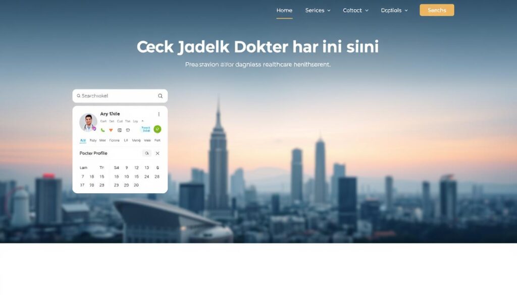 jadwal praktek dokter